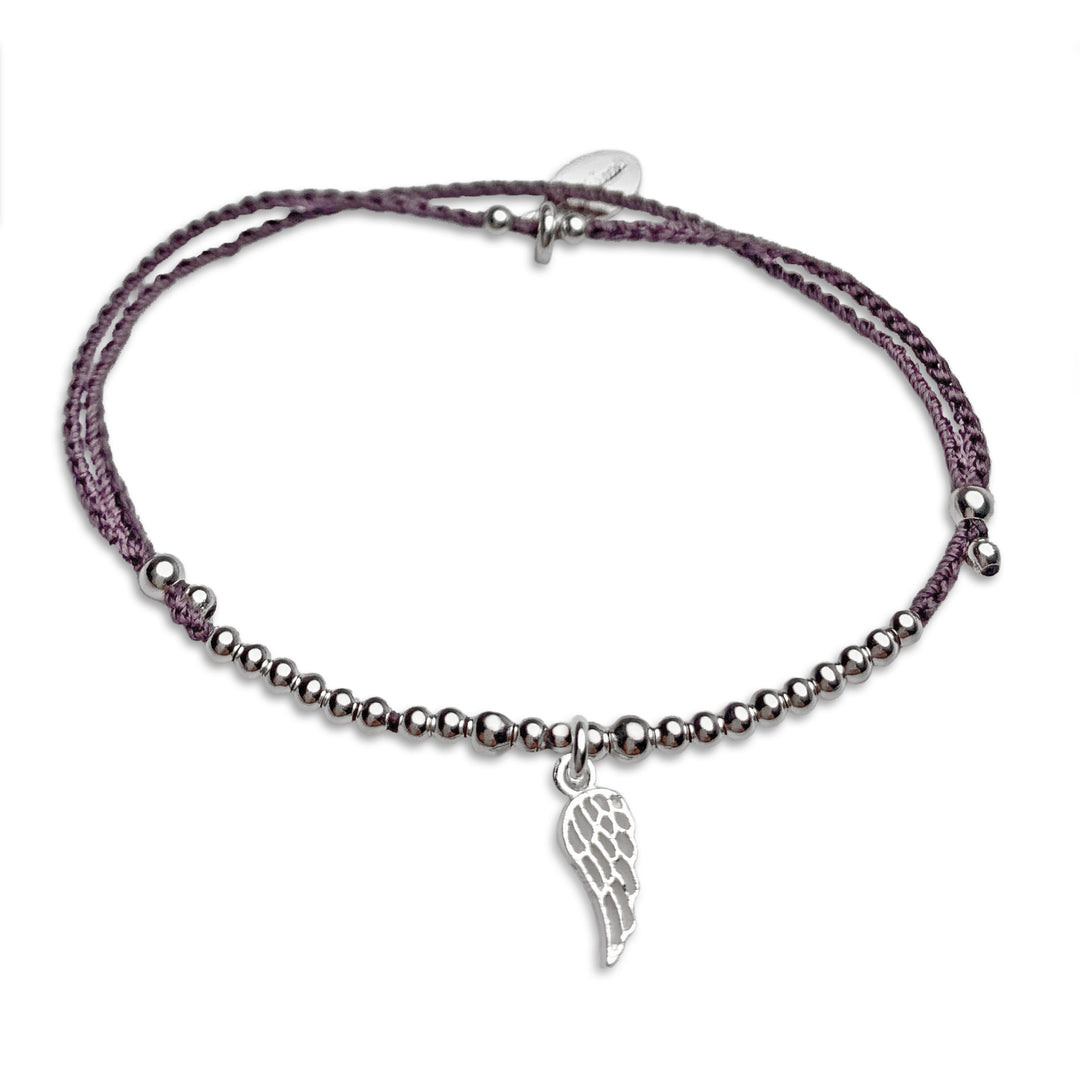 Bracelet Lily pendentif aile