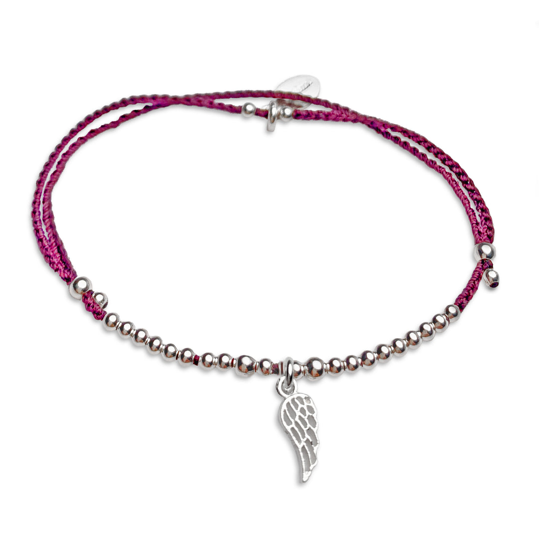 Bracelet Lily pendentif aile