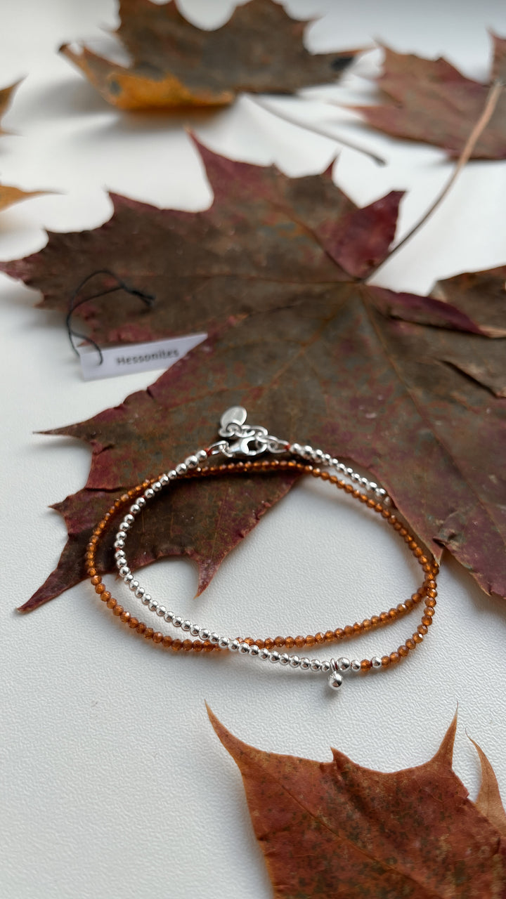 Bracelet Lily 2T pierres semi-précieuses