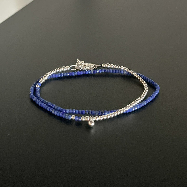 Bracelet Lily 2T pierres semi-précieuses