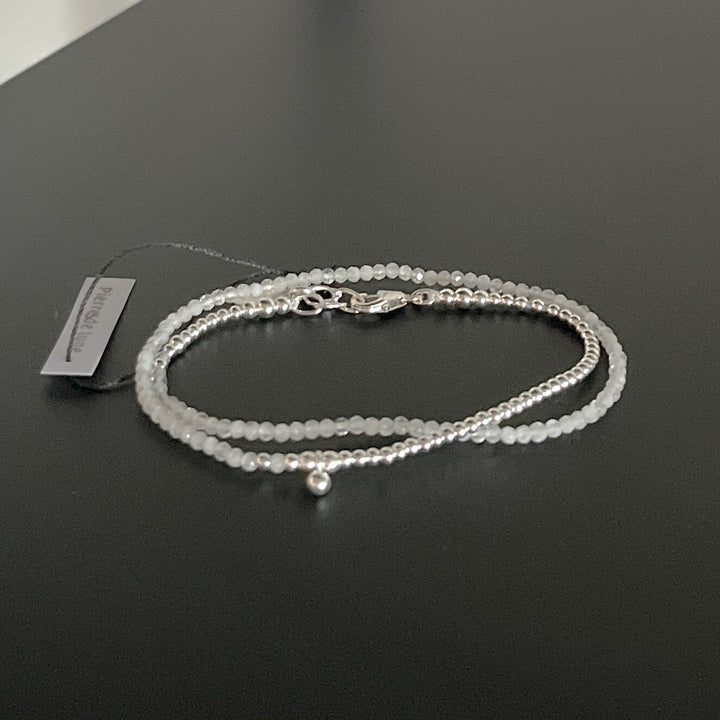 Bracelet Lily 2T pierres semi-précieuses