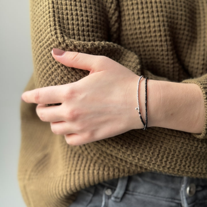 Bracelet Lily 2T pierres semi-précieuses
