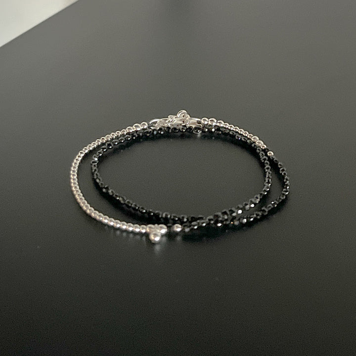 Bracelet Lily 2T pierres semi-précieuses